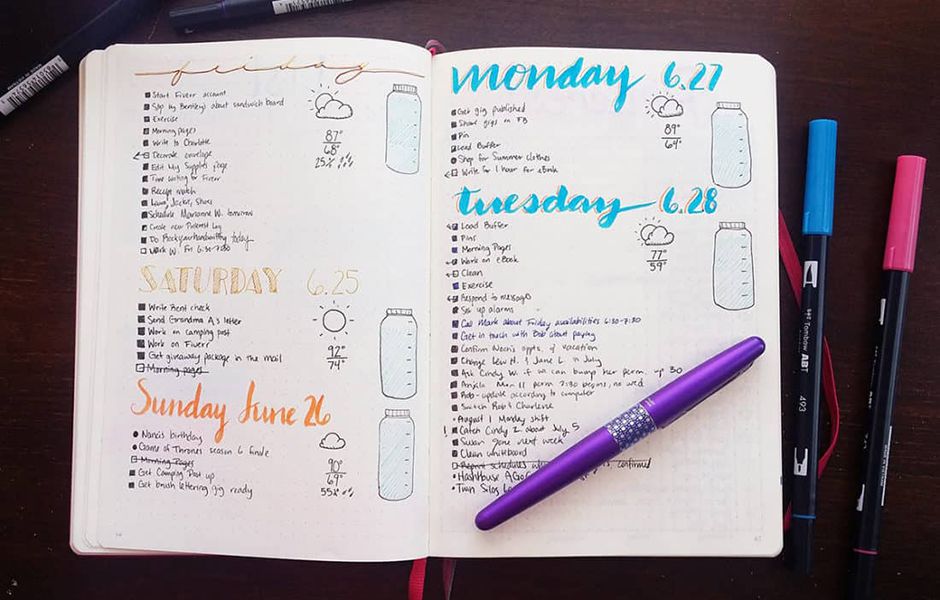 how to create a bullet journal 565768 - چگونه بولت ژورنال درست کنیم؟