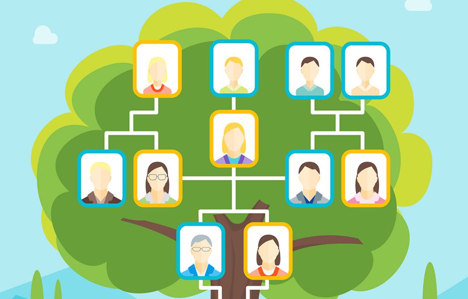 how to draw a family tree 45464577 - چگونه درخت شجره نامه خانوادگی بکشیم؟